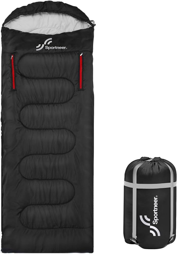 Sleeping Bag, Sportneer Wearable XL Sleeping Bags for Adults with Arm Zipper Holes Sleeping Bags ... | Amazon (US)
