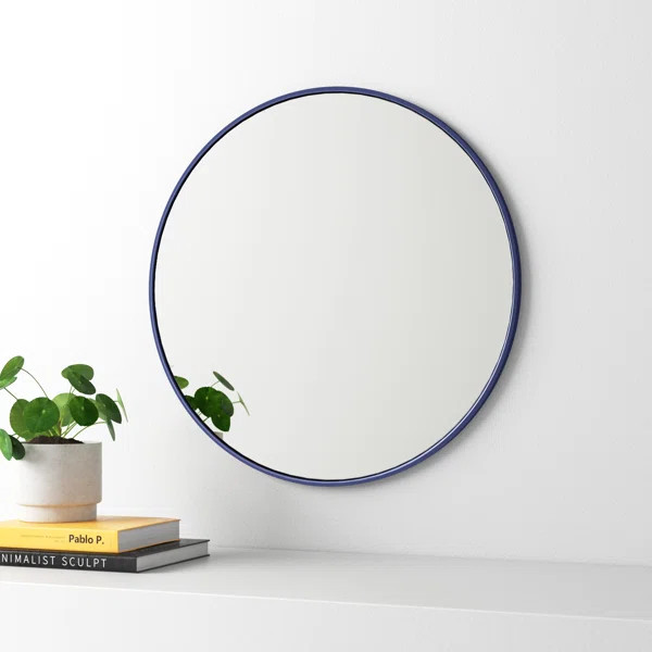 Sabine Metal Round Wall Mirror | Wayfair North America