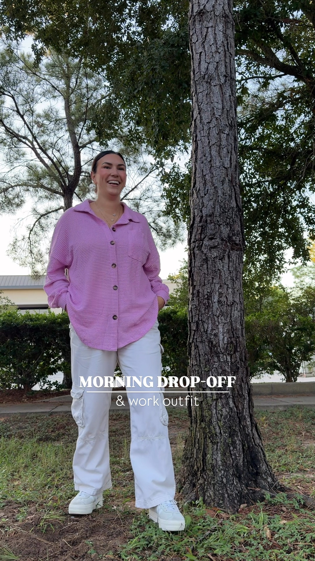 Amazon top
Old navy cargos - sharing similar 
Adidas sneakers 


#LTKMidsize #LTKFindsUnder50 #LTKWorkwear