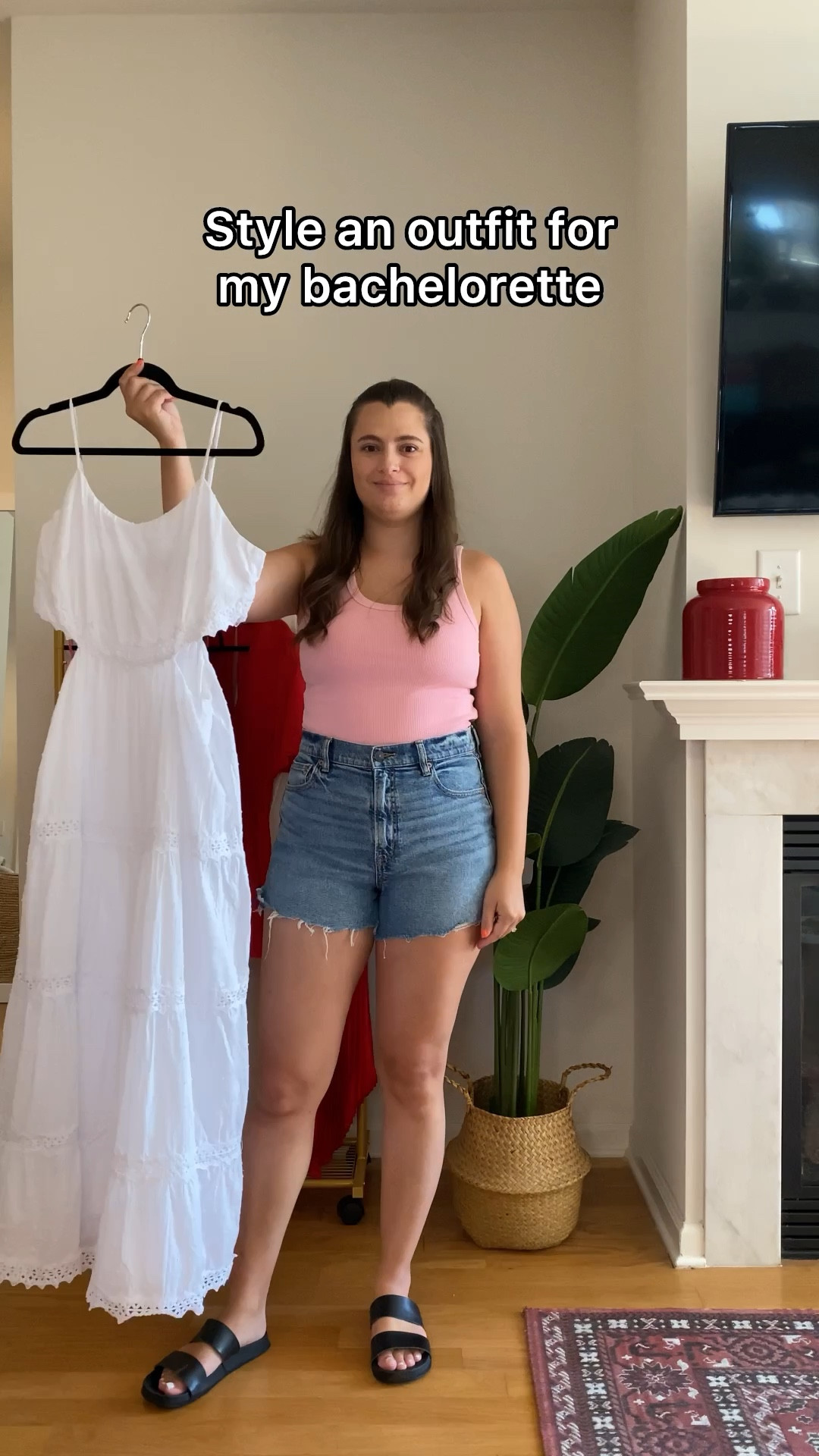 Bachelorette picnic outfit idea! All pieces are from Lulus including the beautiful Pearl necklace and hair tie  

#LTKunder100 #LTKwedding