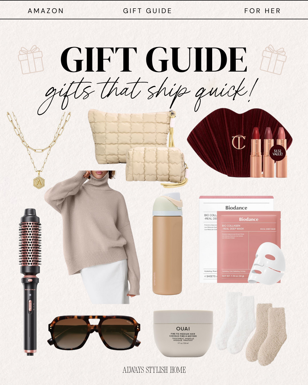 Running out of time? These last-minute Amazon gifts are perfect for anyone on your list—best-selling, budget-friendly gift ideas with fast shipping for easy gifting Last-minute Amazon gift ideas that ship fast! Shop the best gifts for everyone on your list from Amazon. 

 #LTKGiftGuide #LTKHoliday #LTKBeauty