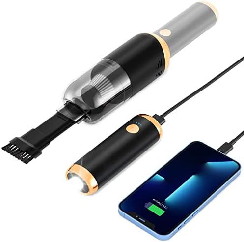 Small Car Vacuum Portable,SEANCHEER 7000Pa/120W Mini Vacuum Cordless Rechargeable, Detachable Han... | Amazon (US)