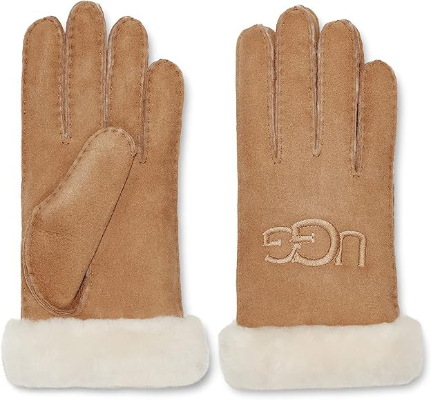 UGG Guante bordado de piel de oveja para mujer | Amazon (ES)