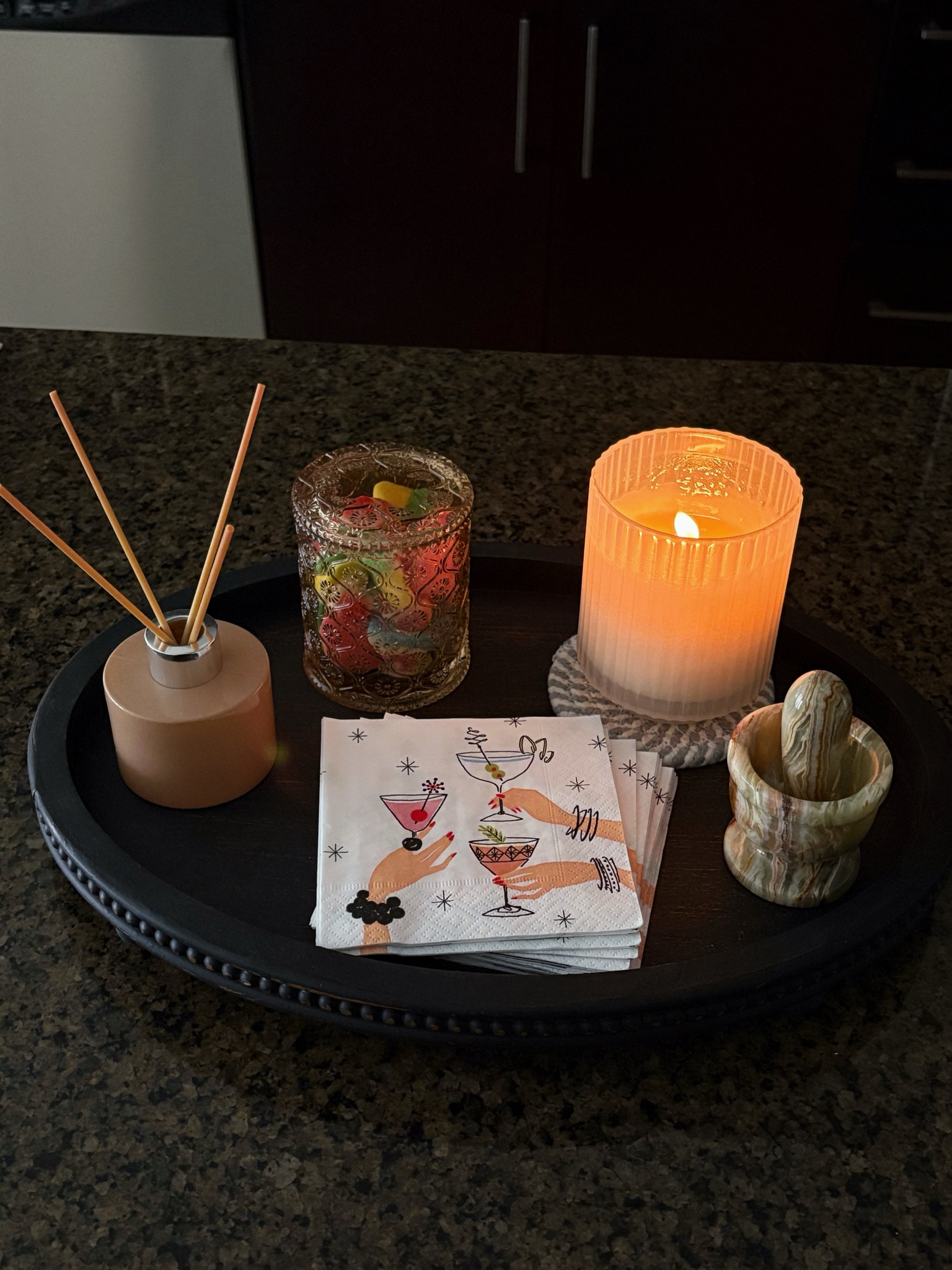 Finally had time to clean out & reuse this candle jar for some heart candies on the kitchen island!!! Highly recommend doing this with your empty candle jars 🫙

#LTKStyleTip #LTKHome #LTKFindsUnder50