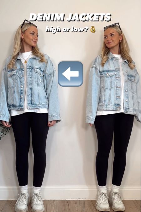 here’s the link for the left hand side denim jacket 💙
Wearing size small as it’s already oversized 