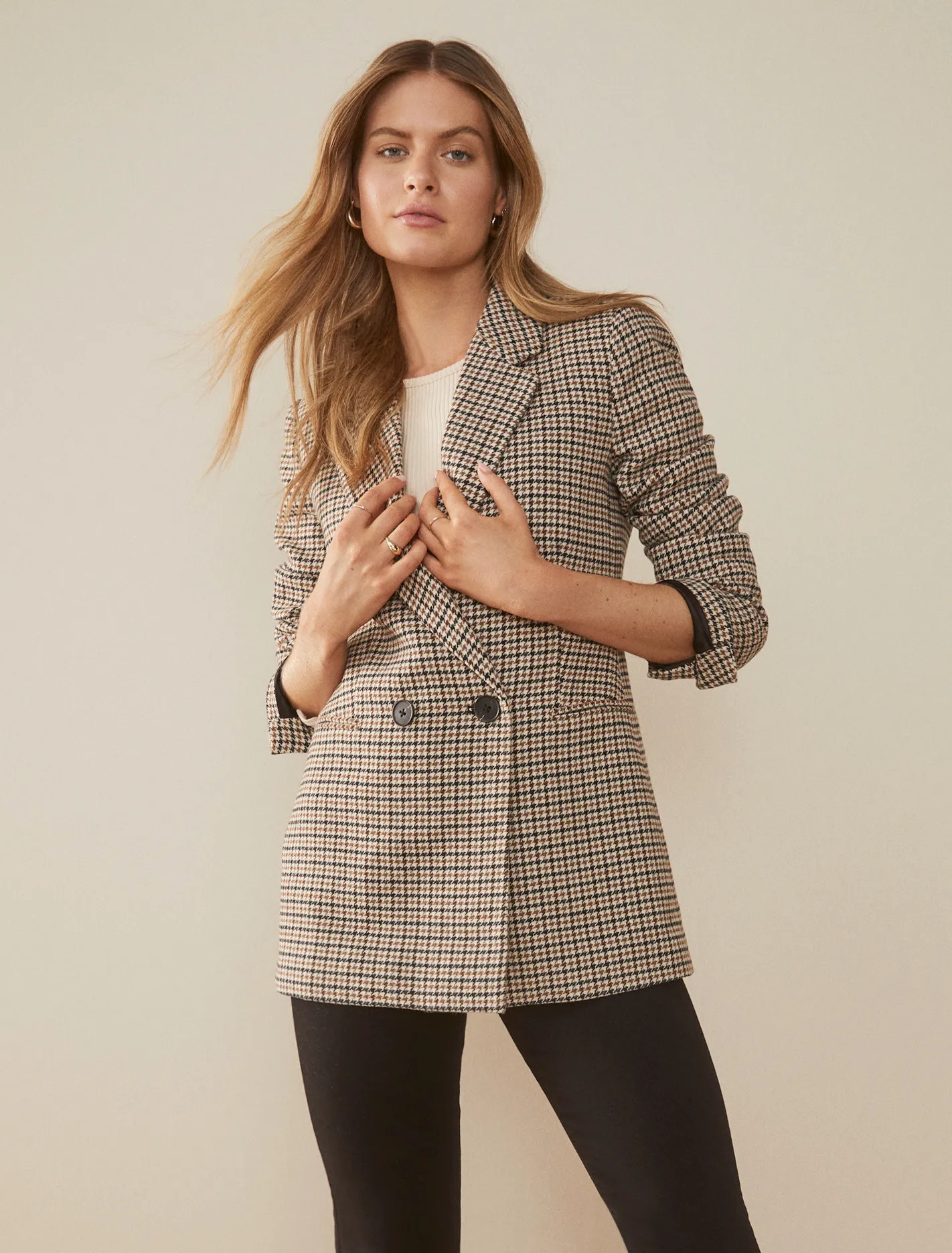 Hanna Heritage Check Blazer | Ever New (CA)