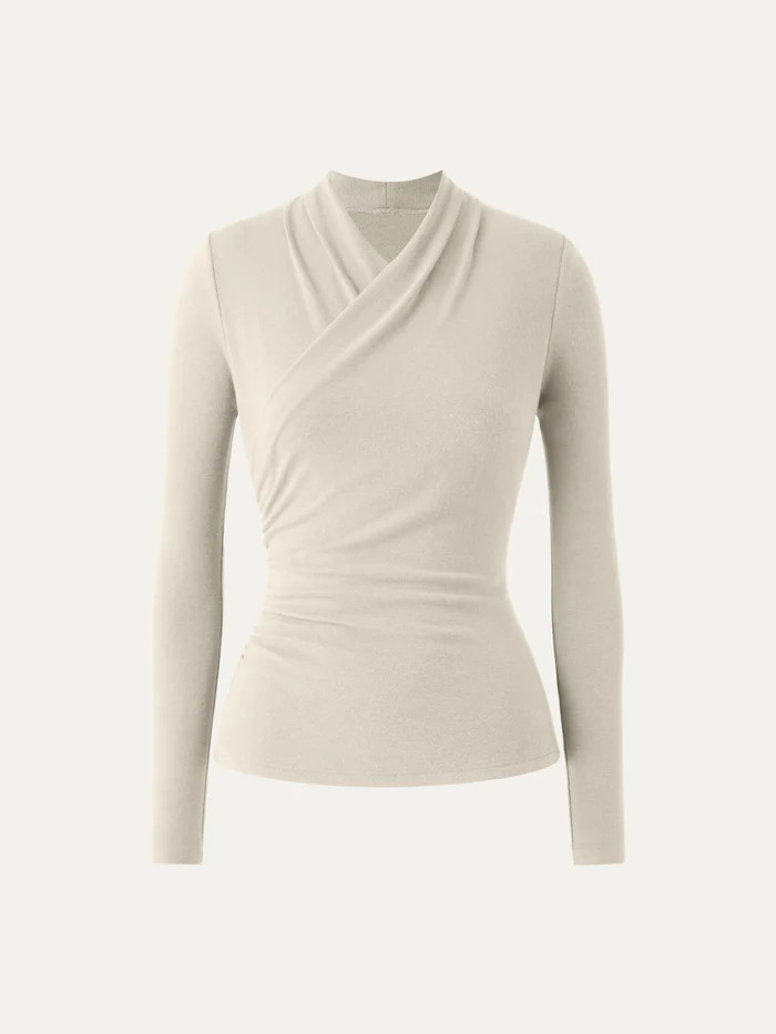 Surplice Long Sleeve Top | OGLmove