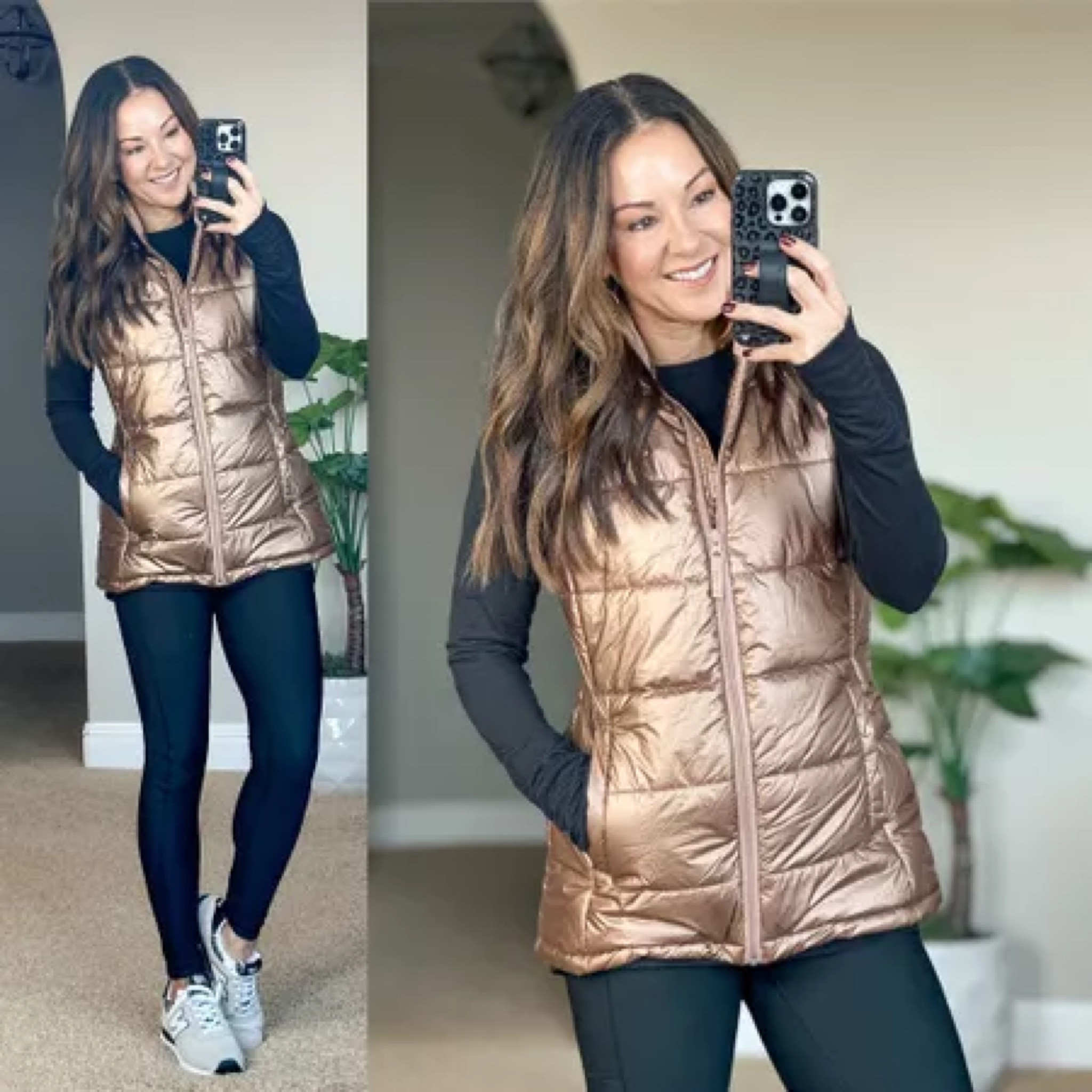 Metallic Amazon Puffer Vest | Athleisure Wear 

amazon | puffer vest | leggings | womens athletic wear | womens fashion | womens style | athletic wear 

#LTKunder50 #LTKshoecrush #LTKstyletip