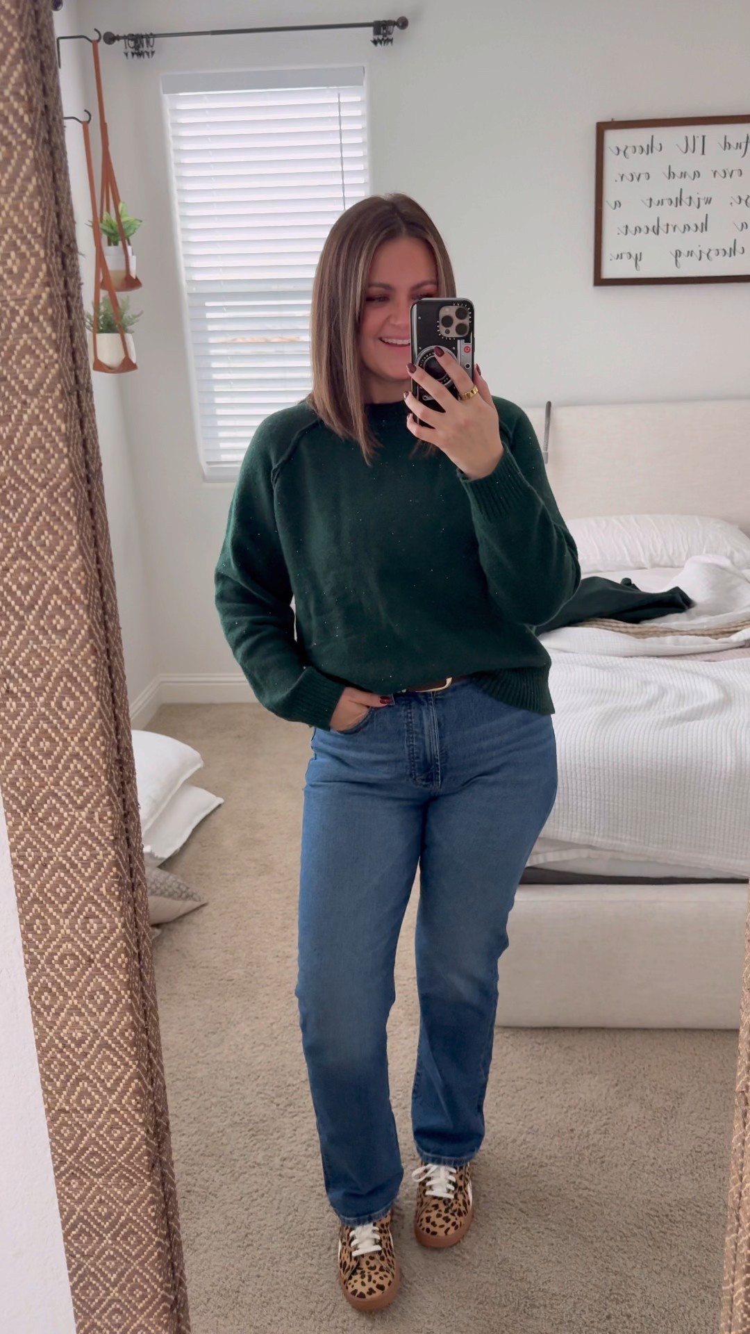 Winter ootd - what I wore to a neighborhood holiday-ish party

Comfy, holiday appropriate but not overly Christmas-y

Sweater, large
Jeans, 12
Sneakers, true size 10
Belt, XL

#LTKootd #LTKMidsize #LTKFindsUnder50