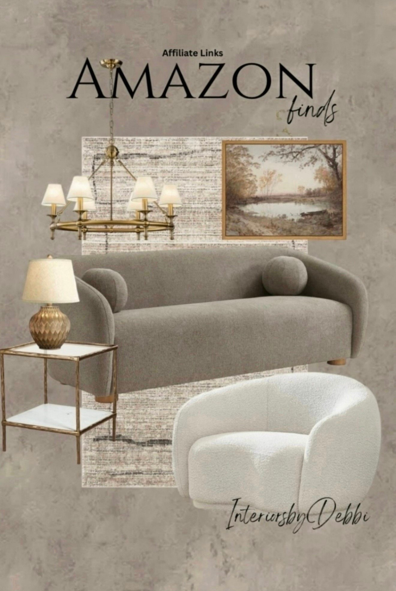 Amazon Finds
Sofa, accent chair, area rug, chandelier, art, end table, lamp, transitional home, modern decor, amazon find, amazon home, target home decor, mcgee and co, studio mcgee, amazon must have, pottery barn, Walmart finds, affordable decor, home styling, budget friendly, accessories, neutral decor, home finds, new arrival, coming soon, sale alert, high end look for less, Amazon favorites, Target finds, cozy, modern, earthy, transitional, luxe, romantic, home decor, budget friendly decor, Amazon decor #amazonhome



#LTKSeasonal #LTKHome