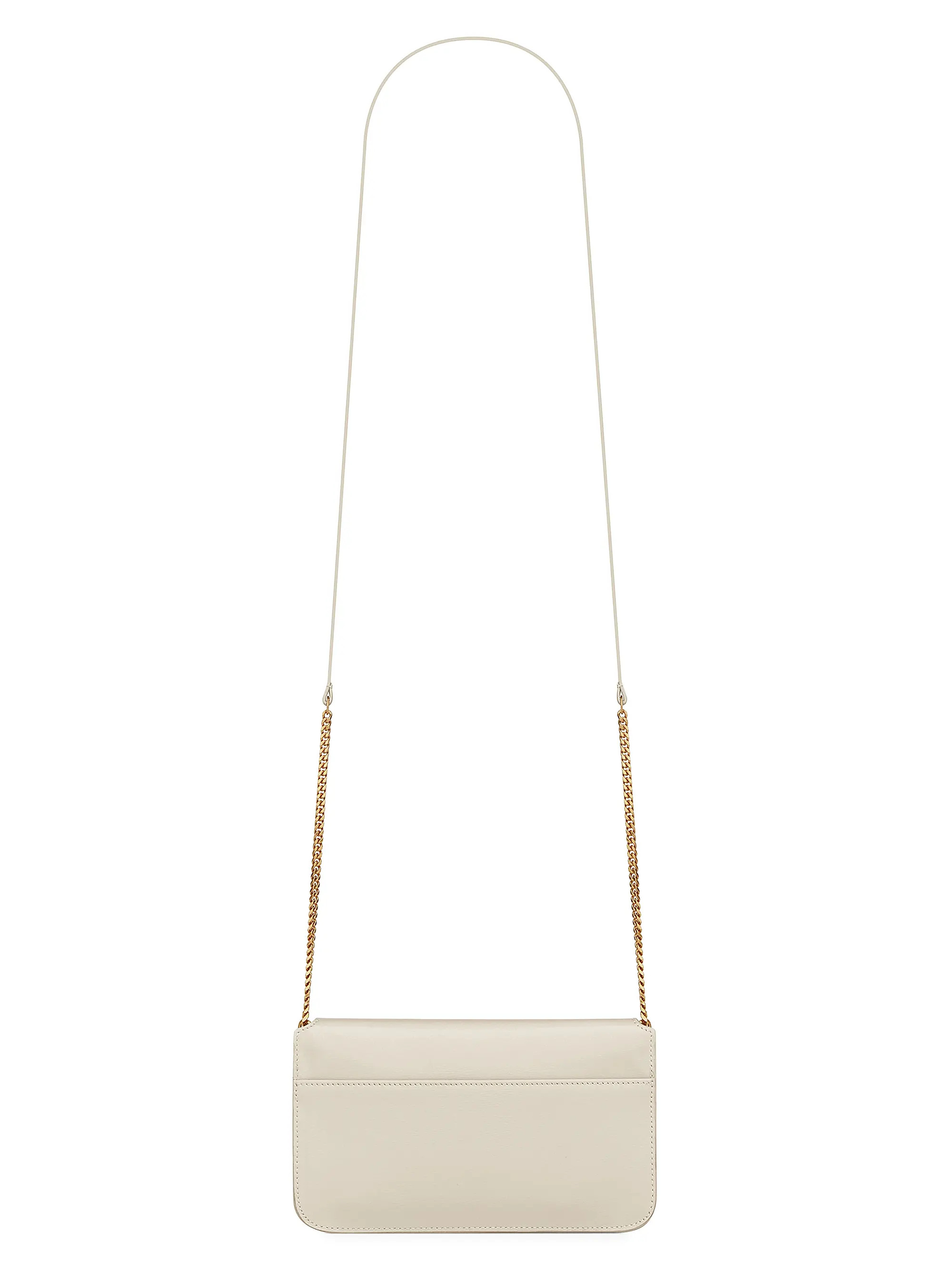 Cassandre Phone Holder with Strap in Smooth Leather | Saks Fifth Avenue