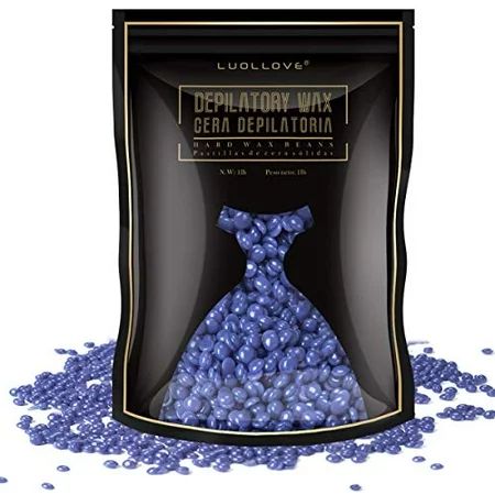 Hard Wax Beads Hair Removal, LUOLLOVE Wax Beans Depilatory Wax Pearls for Brazilian Bikini, Facial,  | Walmart (US)