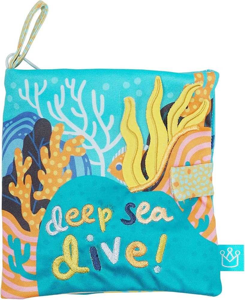 Manhattan Toy Deep Sea Dive Machine Washable Bath Time Activity Book for Infants and Toddlers | Amazon (US)