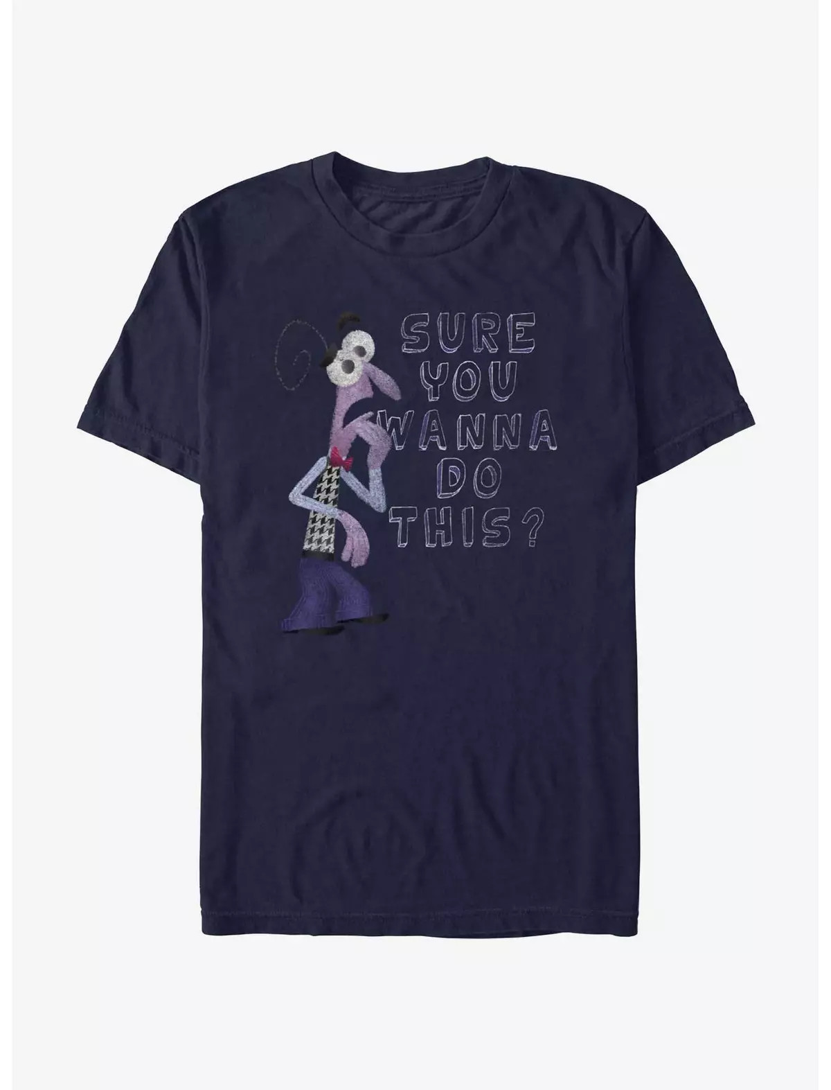 Disney Pixar Inside Out 2 Fear You Sure You Wanna Do This T-Shirt | BoxLunch