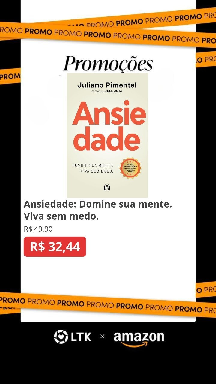 Amo ler e atualmente meus livros preferidos são motivacionais ou de autoajuda. "Quem tem dominado a sua mente, você mesmo ou a sua ansiedade?". Essa frase me fez refletir e o livro já entrou na minha Wishlist

#LTKsalealert #LTKbrasil