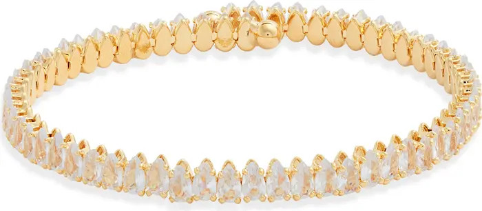 Nordstrom Cubic Zirconia Flex Cuff Bracelet | Nordstrom | Nordstrom