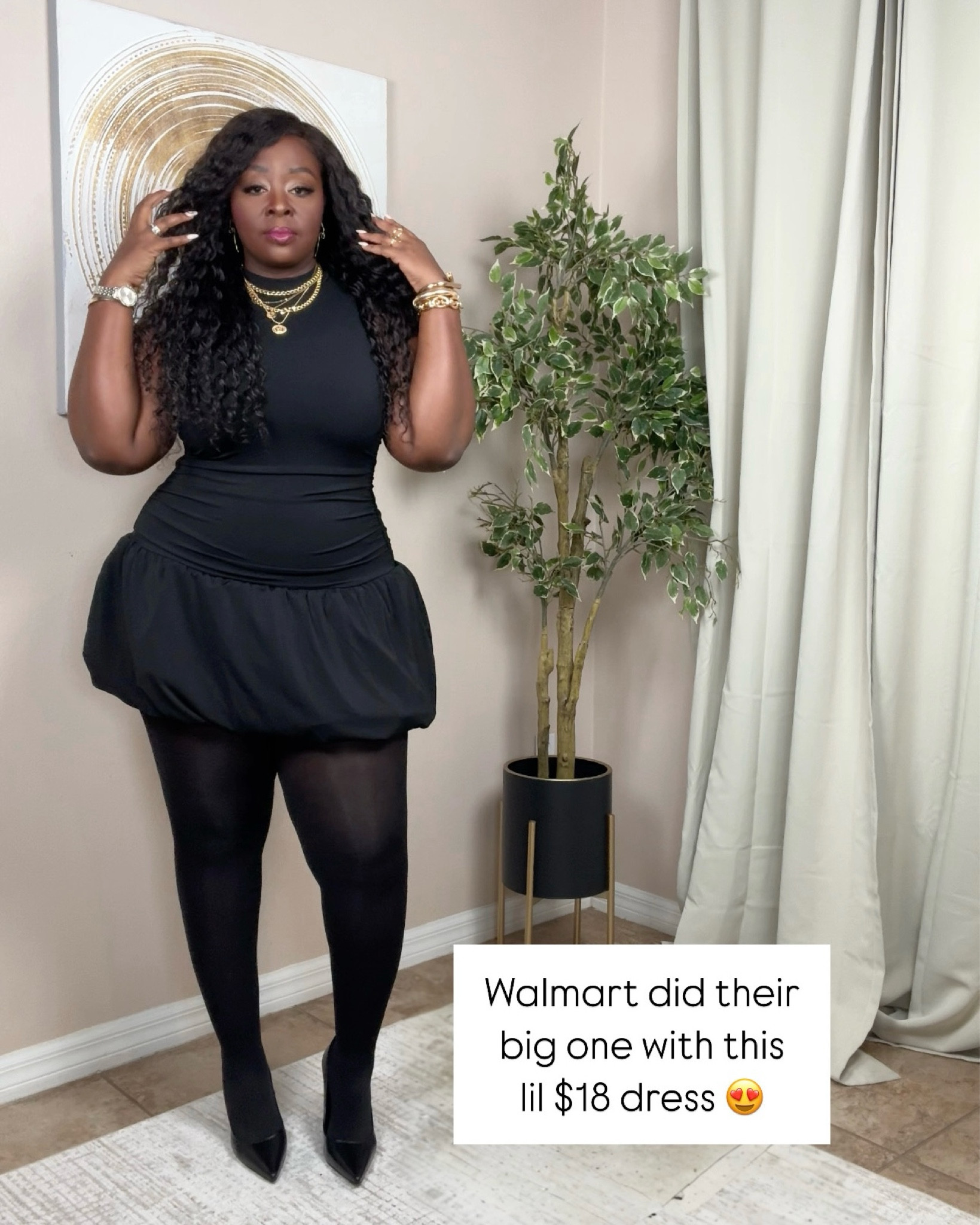The dressssss!!! Everything! 🖤✨👌🏾 (wearing a Large) 

#LTKPlusSize #LTKMidsize #LTKFindsUnder50