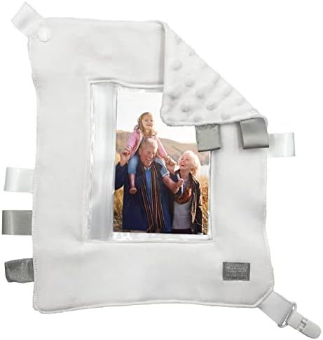 KuddleFrame - Nurturally - Lovely Unisex Comfort Blanket with Photo Holder and Pacifier Tag, Soft, S | Amazon (US)