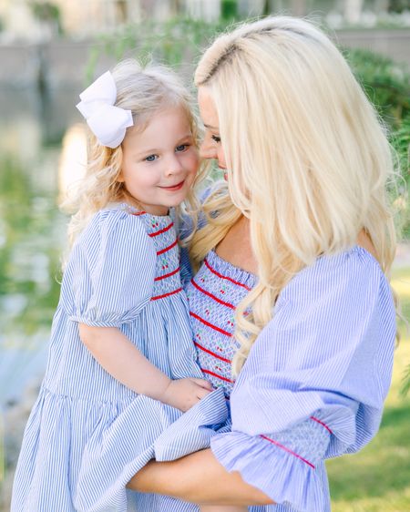 the sweetest mommy and me dresses perfect for summer and the Fourth of July! it doesn’t get better than seersucker, smocking and cherries! 🍒 

#LTKKids #LTKSeasonal #LTKFamily