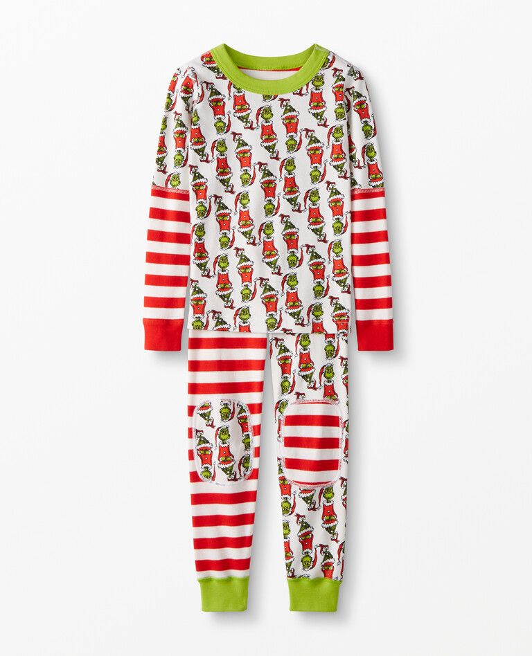 Dr. Seuss Grinch Long John Pajamas | Hanna Andersson
