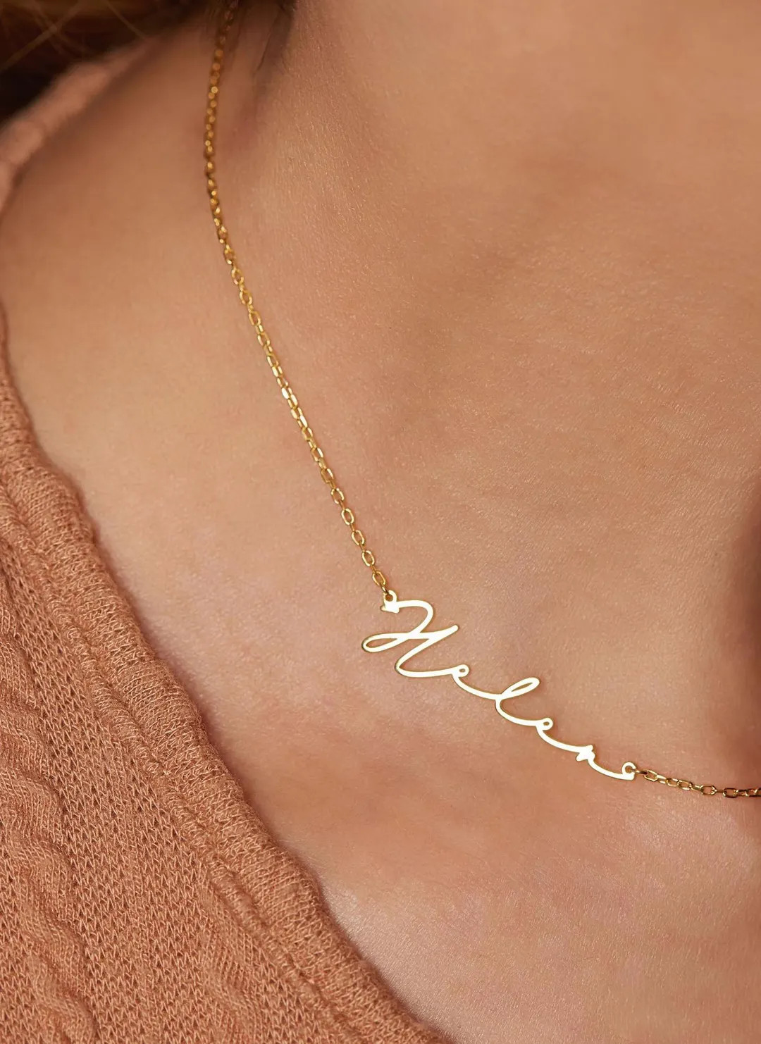 Personalized Name Necklace, Custom Name Necklace Gift for Her, Mothers Day Gift, Christmas Gift, ... | Etsy (Global)