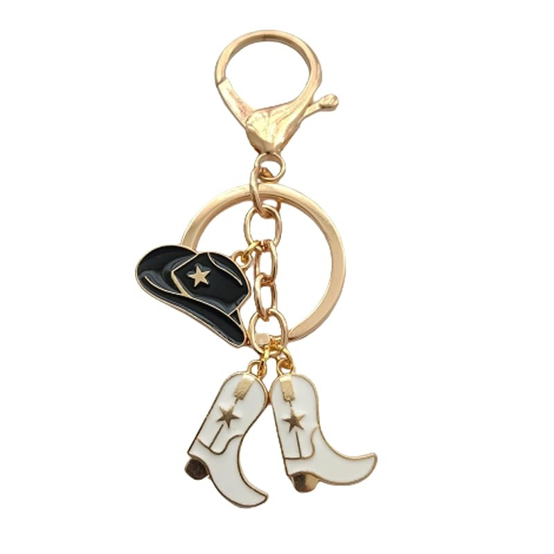 Cute Cowboy Key chain for Men Women, Cowboy Hat and Cowboy Boots Key Ring, Creative Jewelry for W... | Amazon (US)