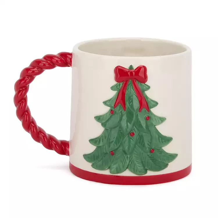 Christmas Tree Rope Handle Mug | Kirklands