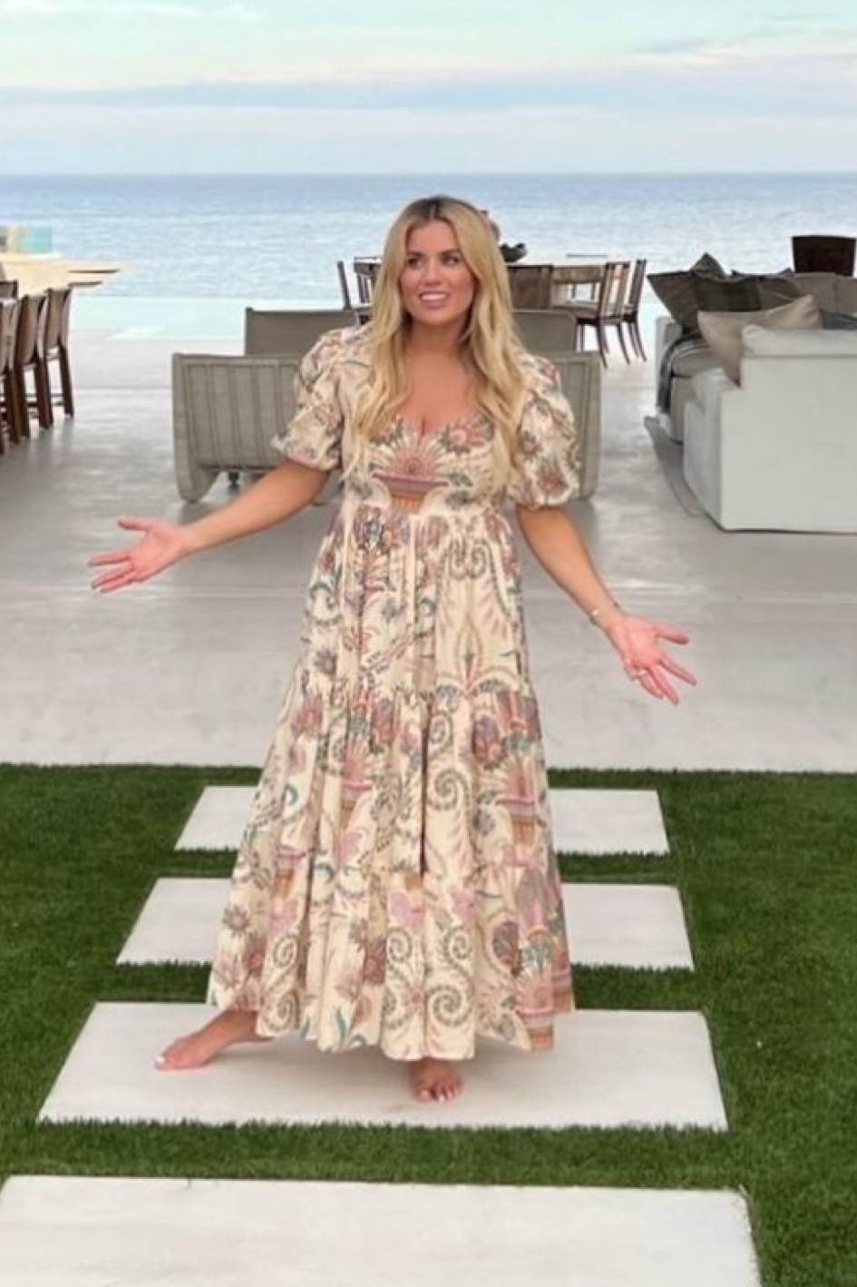 long sleeve silver sequin dress Galaxy | Silver Sequin Turtle-Neck Long-Sleeve Maxi Dress main image 0