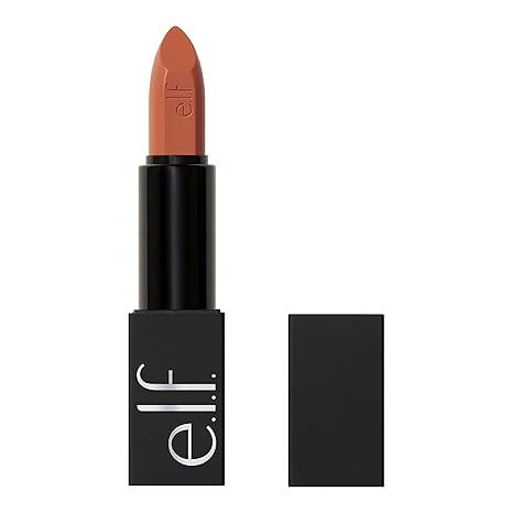e.l.f. O Face Satin Lipstick, Richly Pigmented, Nourishing & Long-Lasting Creamy Lipstick, Infuse... | Amazon (US)