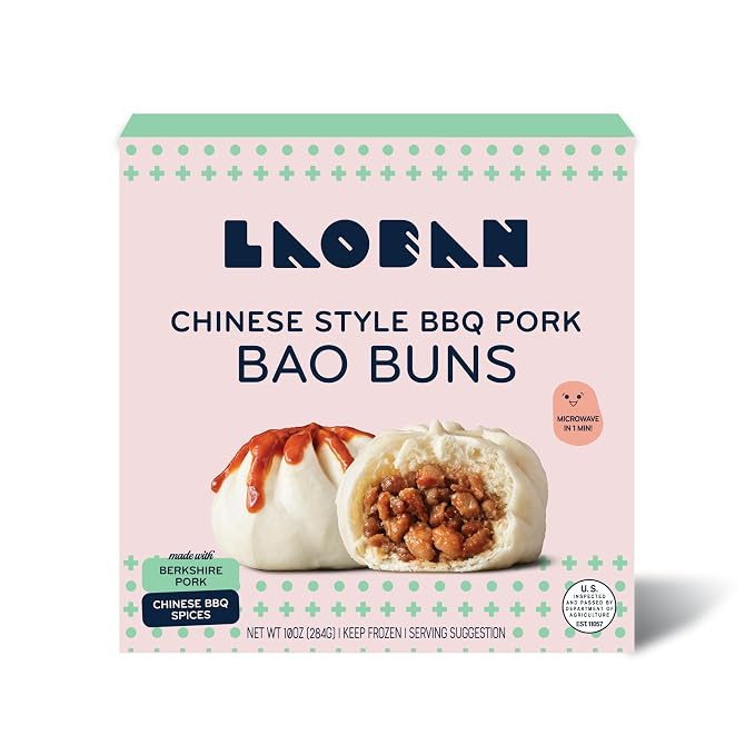 Laoban Dumplings︱Chinese Style Pork BBQ Bao Buns︱Made with Berkshire Heritage Pork, Chinese B... | Amazon (US)