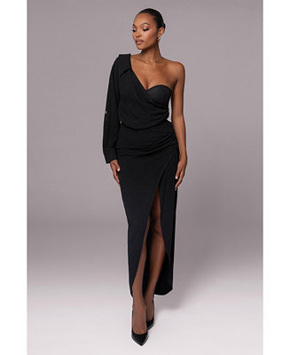 Women's Evita Linen Draped Dress | Macy's