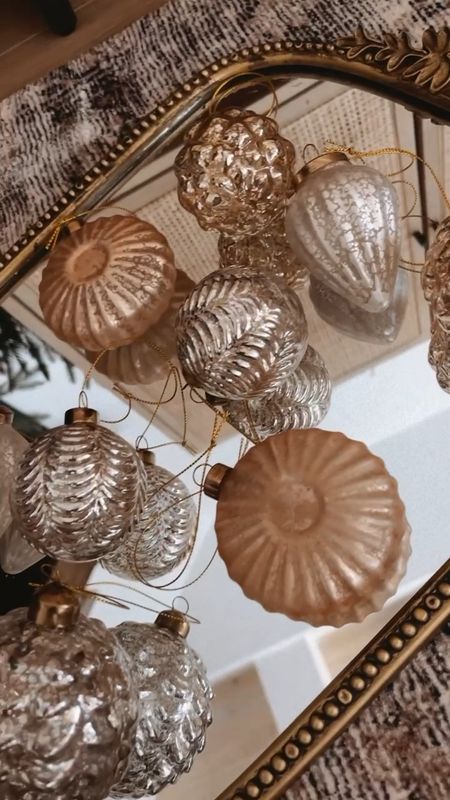 Christmas decor
Target studio mcgee
Mercury glass ornaments 
Amazon home

#LTKSeasonal #LTKhome #LTKHoliday