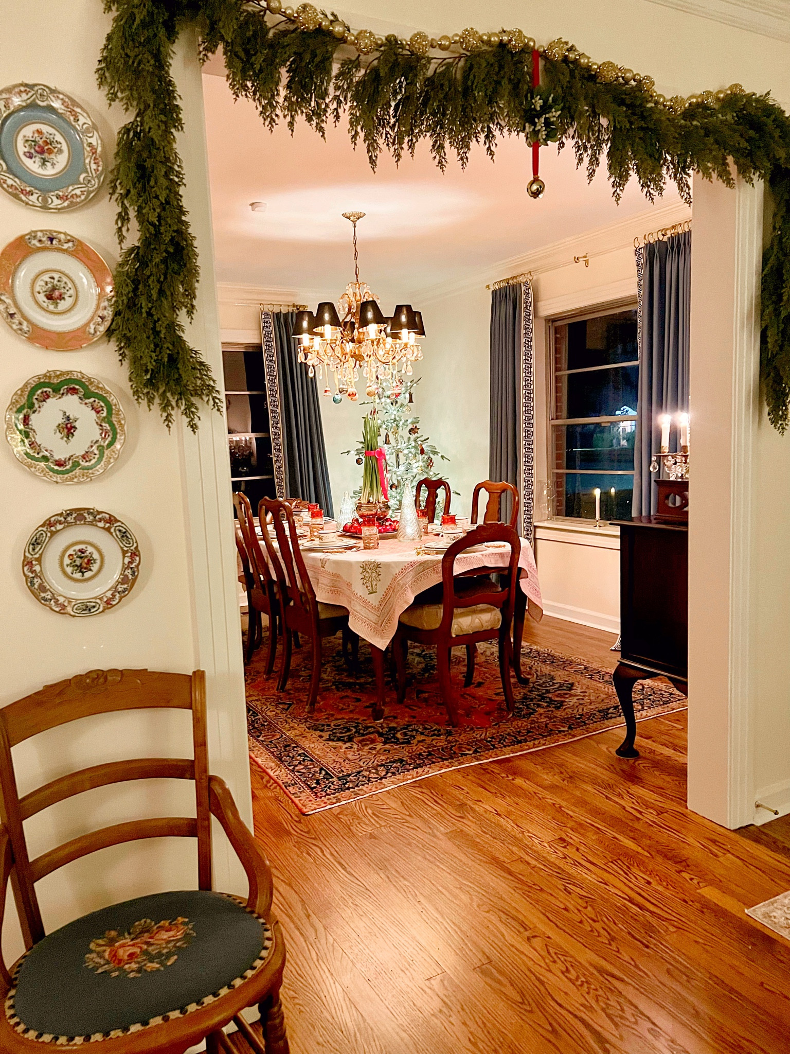 A view into the dining room.

#LTKSeasonal #LTKHoliday #LTKHome