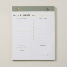 VERTICAL DAILY PLANNER, GREEN | Indigo (CA)