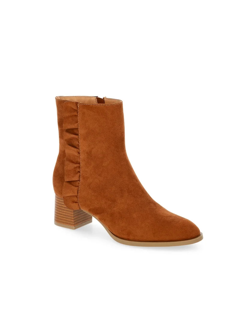 Time and Tru Women's Ruffle Boot | Walmart (US)