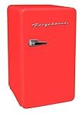 FRIGIDAIRE EFR372-RED 3.2 Cu Ft Red Retro Compact Rounded Corner Premium Mini Fridge | Amazon (US)