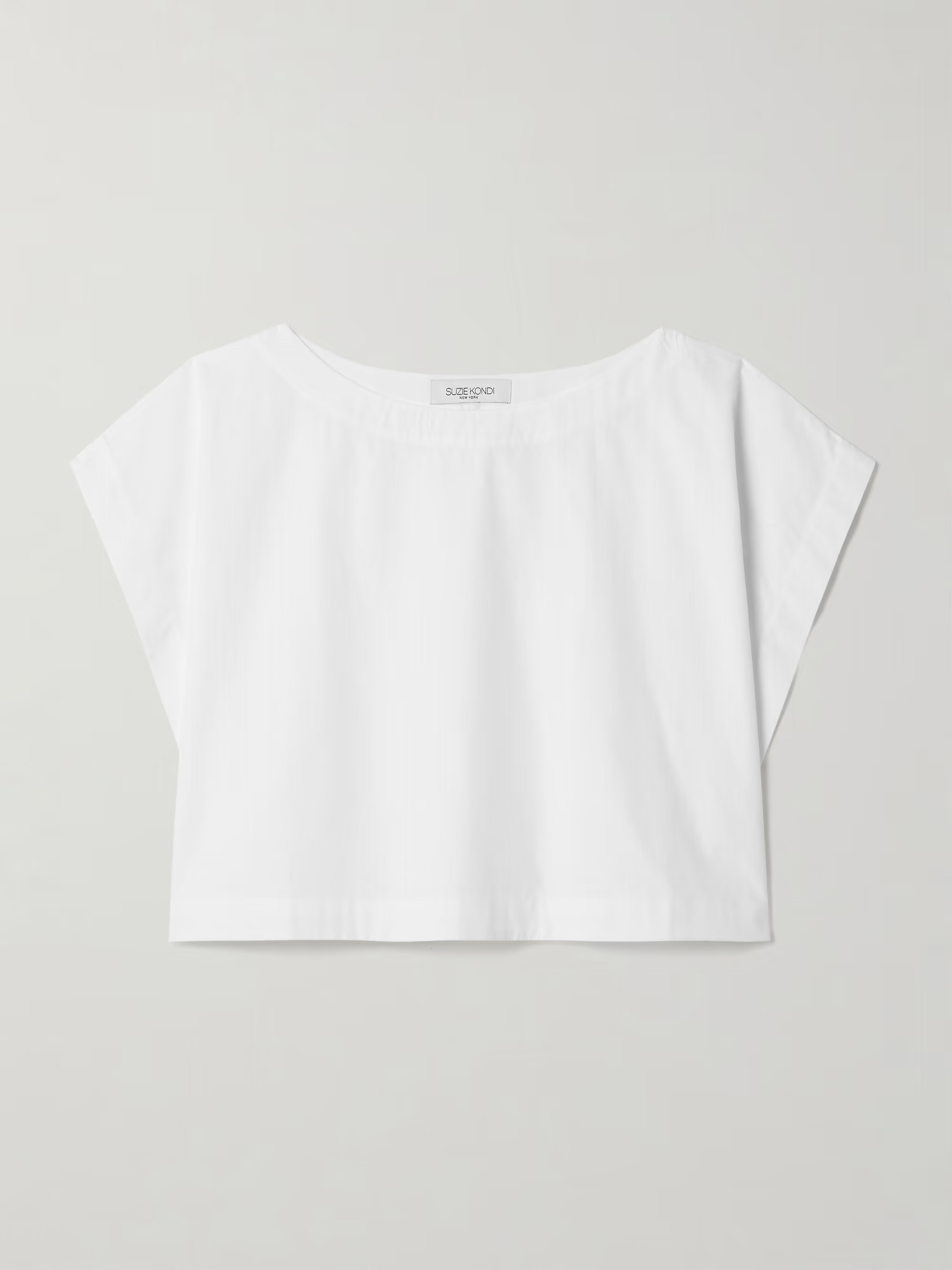 Kori cropped cotton-poplin top | NET-A-PORTER (US)