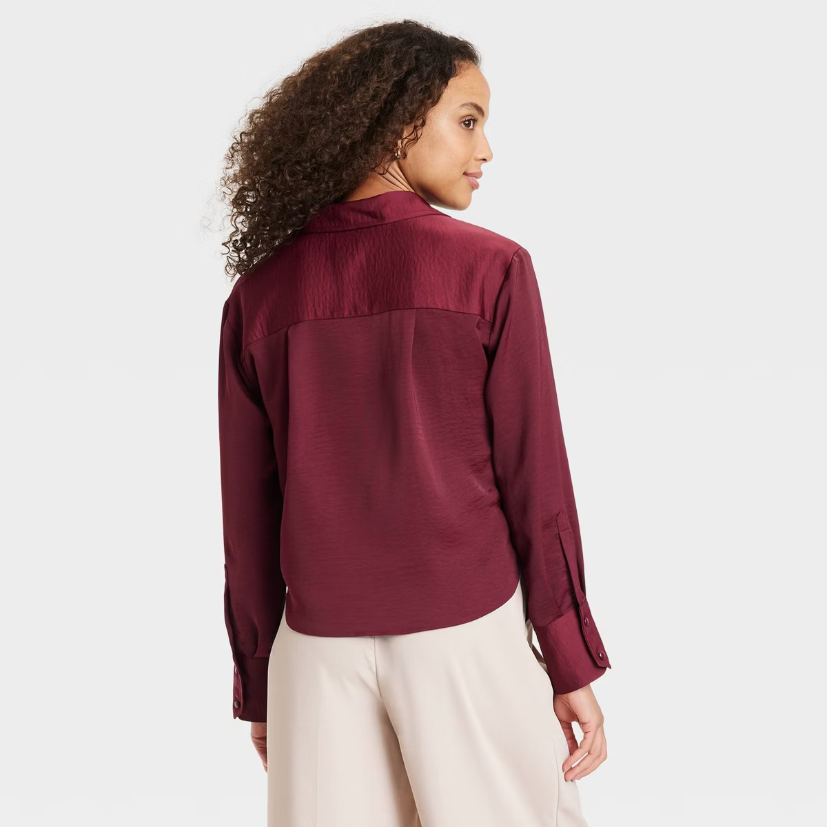 Women's Long Sleeve Button-Down Shirt - A New Day™ | Target