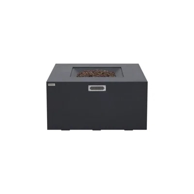 Sol Living Rocky Propane Fire Pit For Outside Outdoor Firepit Table With Internal Tank Holder Firepit Concrete Square Fire Table Patio Heater Fireplac | Wayfair North America