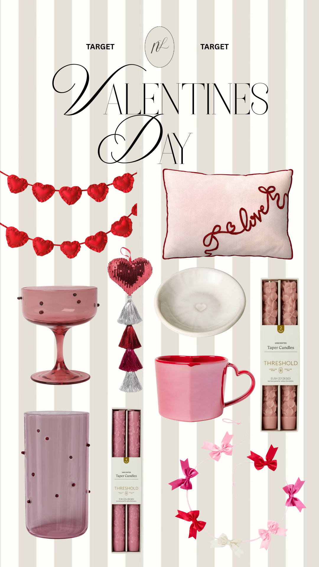Target valentines home and tablescape decor 

 

#LTKSeasonal #LTKU #LTKFindsUnder50