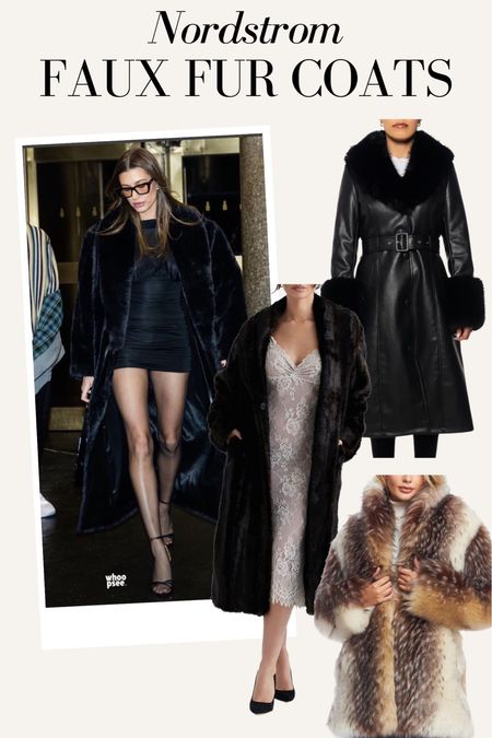Nordstrom faux fur coats! Mob wife aesthetic, coats, winter coats, winter style, hailey Bieber aesthetic 

#LTKstyletip #LTKSeasonal