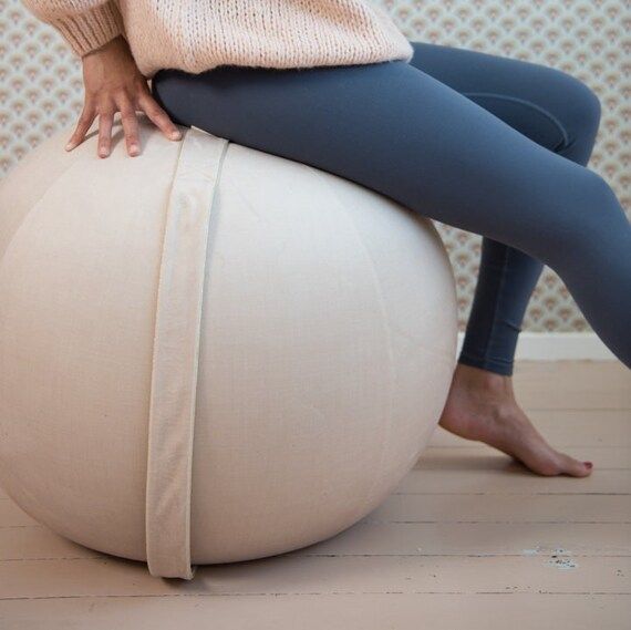 65 Cm Sitting Ball  Fitness Ball  Yoga Ball  Oatmeal Latte - Etsy | Etsy (US)