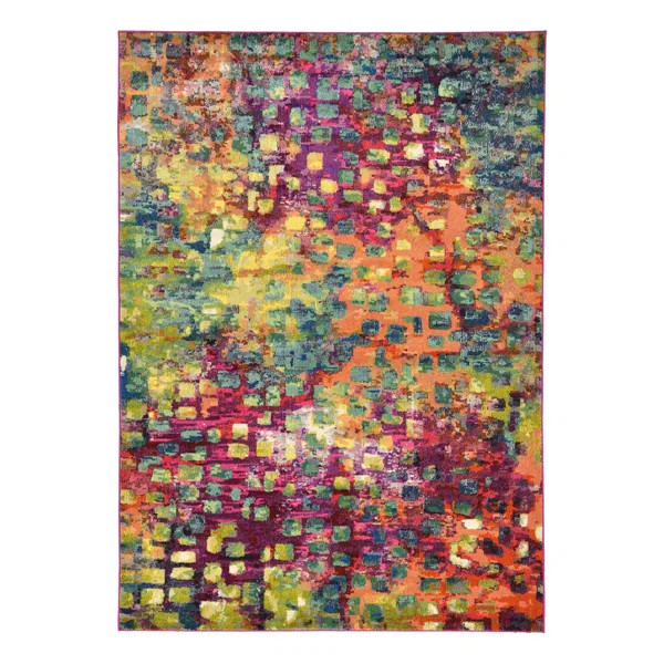 Corlenzo Washable Abstract Indoor Rug | Wayfair North America