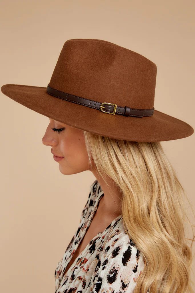 Sunday River Brown Hat | Red Dress 