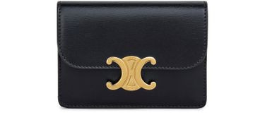 Card holder Triomphe in shiny calfskin | 24S US