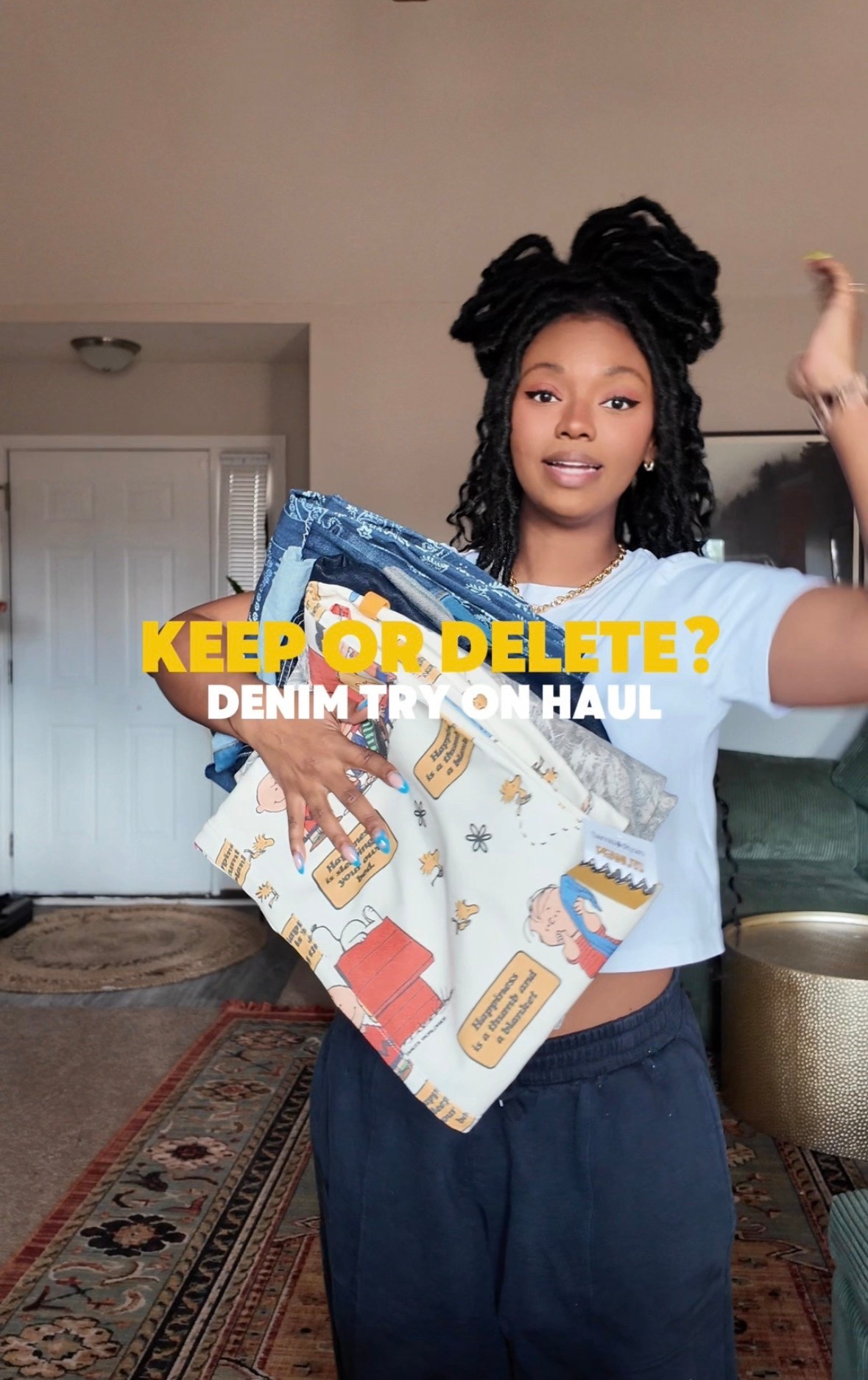 Unfortunately, I couldn’t keep them all. Full video on IG! 

The Charlie Brown jeans are from Samii Ryan (medium), bandana print (sz. 28), camo jeans (sz. 28), wranglers (the delete - sz. 28), Anthro jeans (sz. 28). 

#LTKootd #LTKmomlife #LTKgrwm