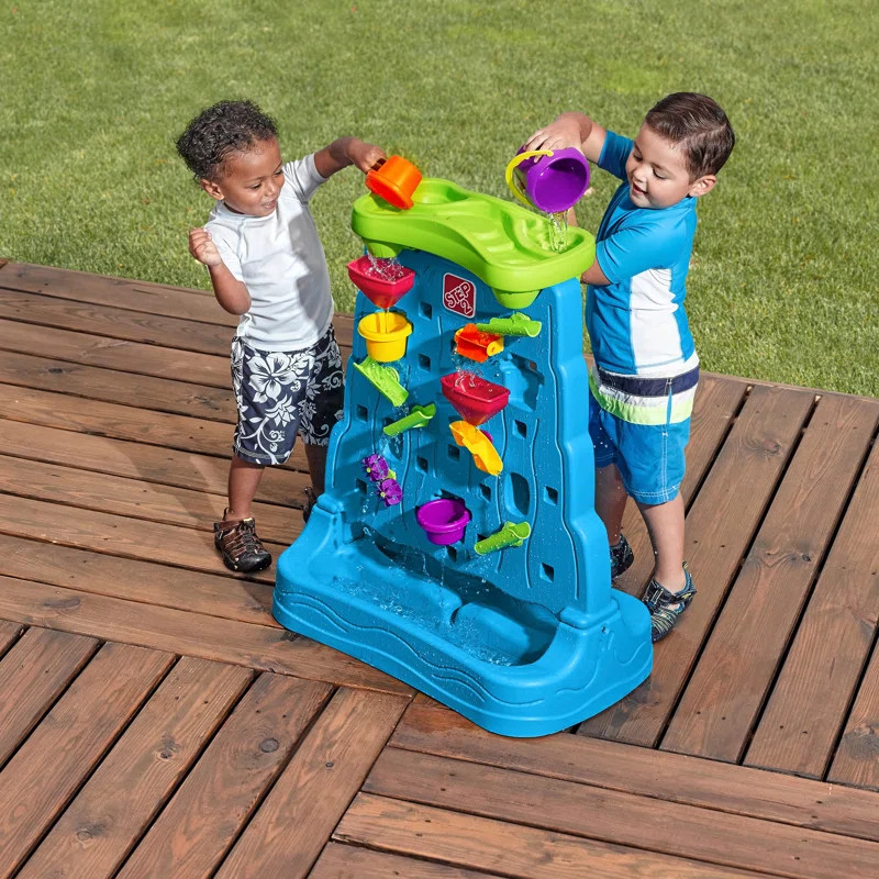 Step2 Waterfall Discovery Wall Outdoor Toddler Water Table | Wayfair North America
