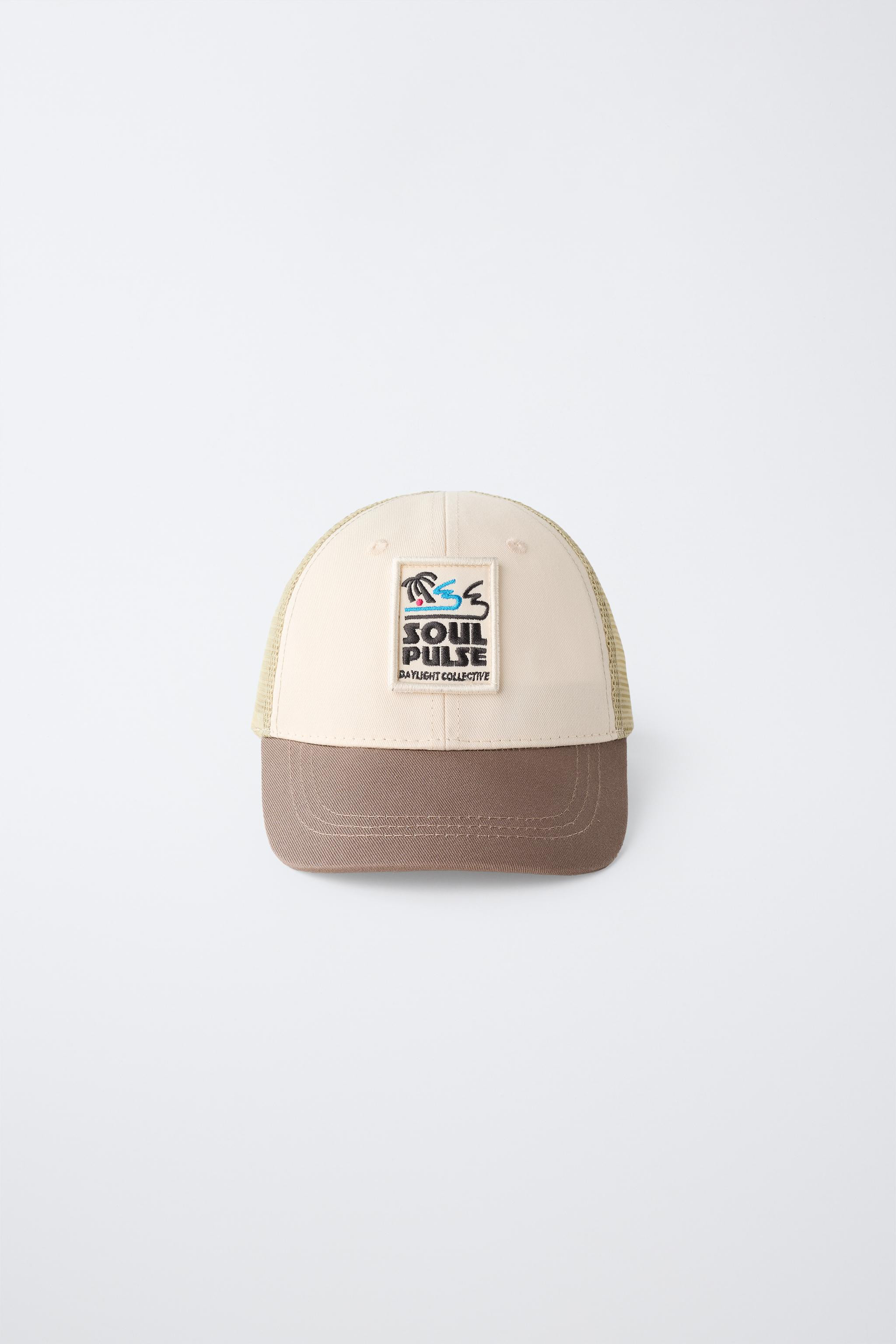 EMBROIDERED PATCH MESH CAP | Zara US