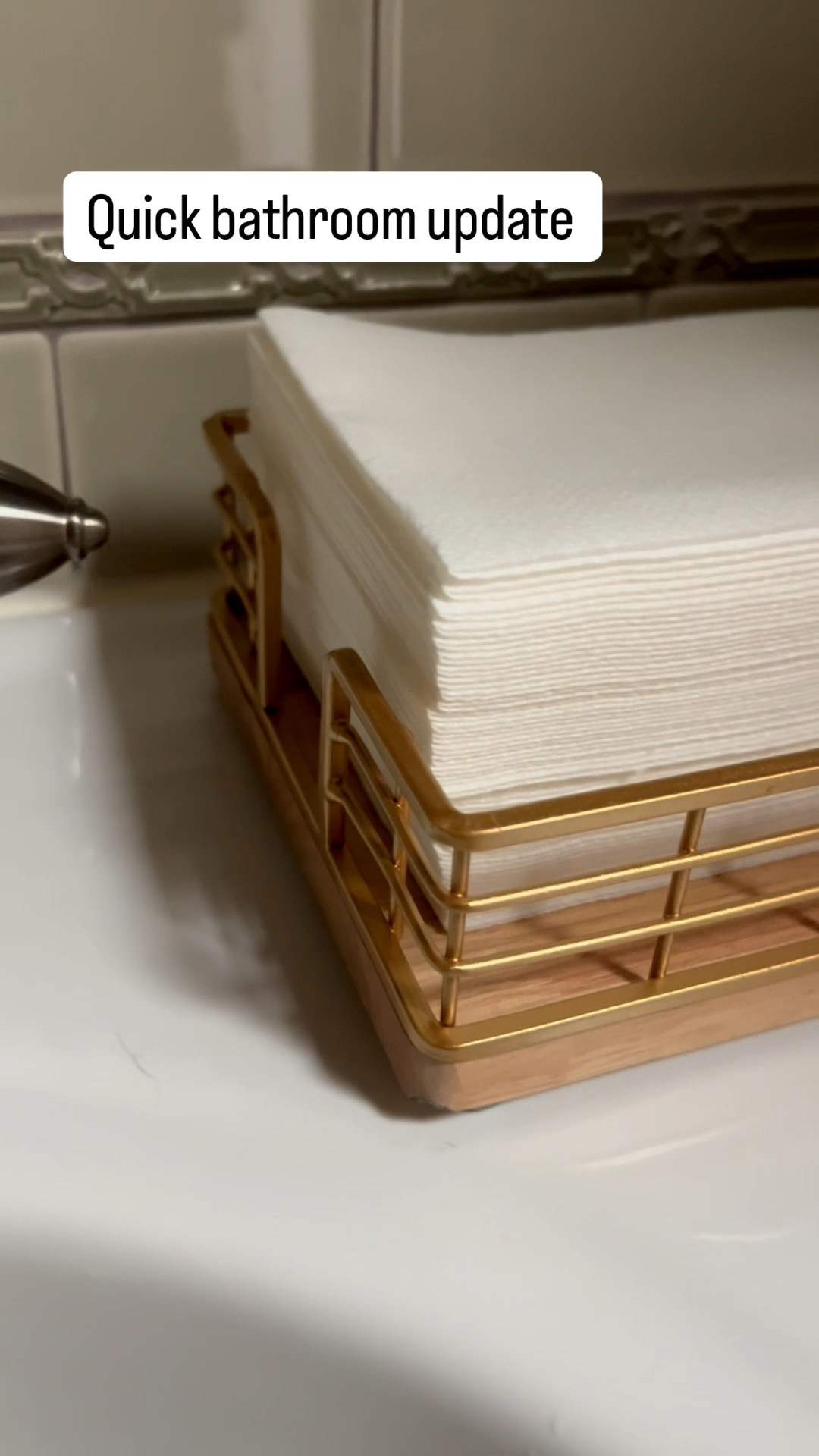 Added this Amazon towel holder to a guest half bath—it’s great for when you’re hosting guests and don’t want everyone sharing one towel, especially hand towels get damp and stay that way when guest after guest uses them...this is great quality and linking towels too!

#LTKOver40 #LTKHome