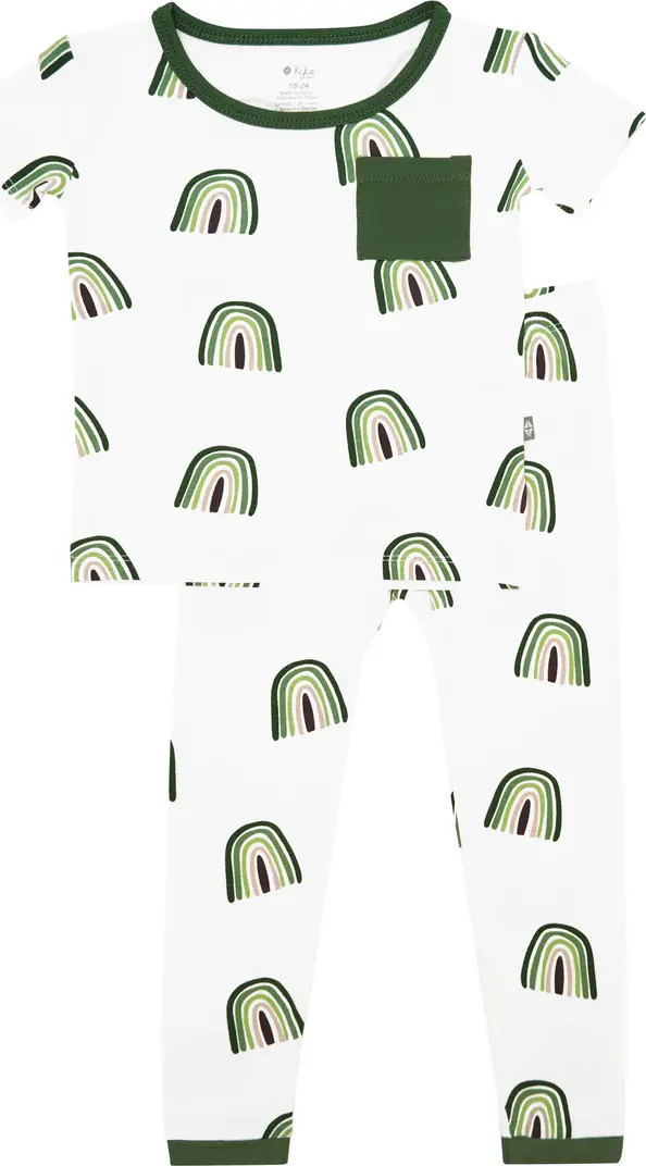 Kyte BABY Kids' Rainbow Print 2-Piece Pajama Set | Nordstromrack | Nordstrom Rack
